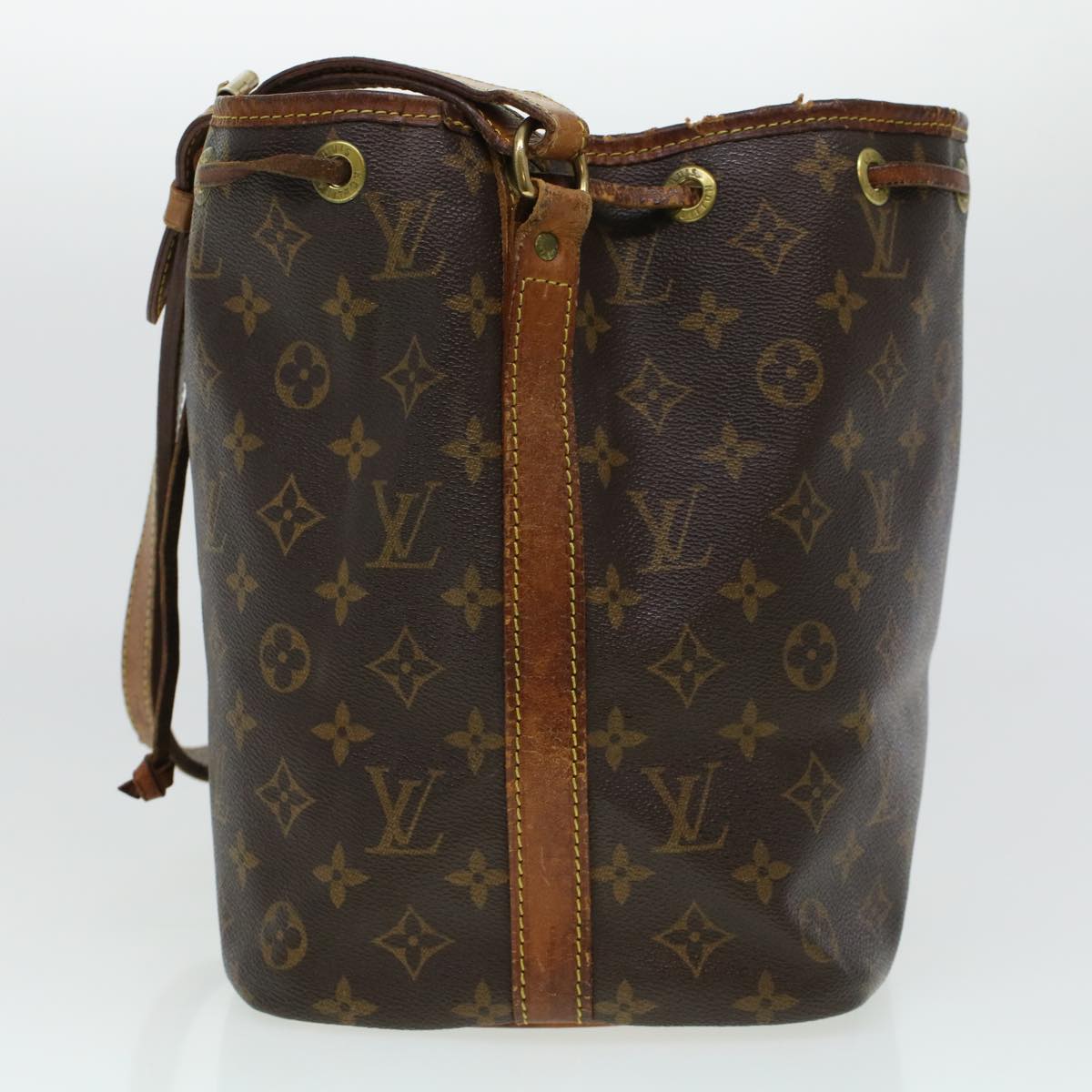 LOUIS VUITTON Monogram Petit Noe Shoulder Bag M42226 LV Auth rd5120