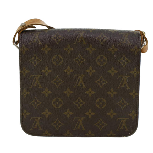 LOUIS VUITTON Monogram Cartouchiere MM Shoulder Bag Vintage M51253 Auth rd5131