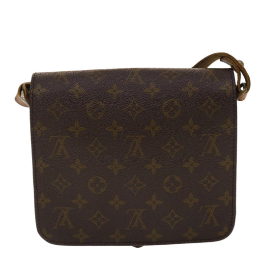 LOUIS VUITTON Monogram Cartouchiere MM Shoulder Bag Vintage M51253 Auth rd5576
