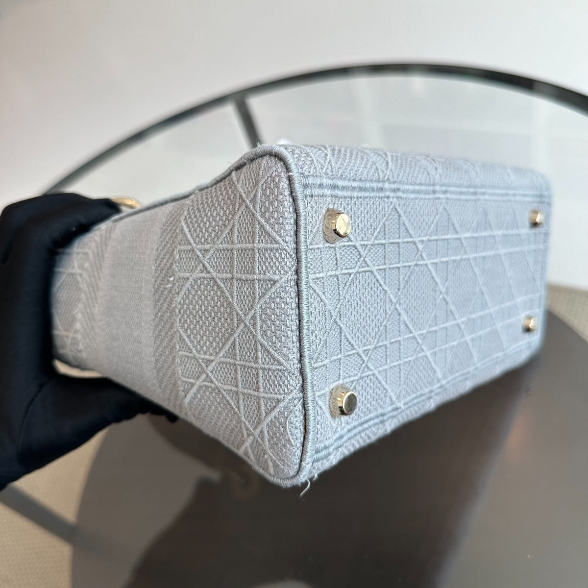 *Reciept* Lady D-Lite Grey Cannage Embroidery GHW