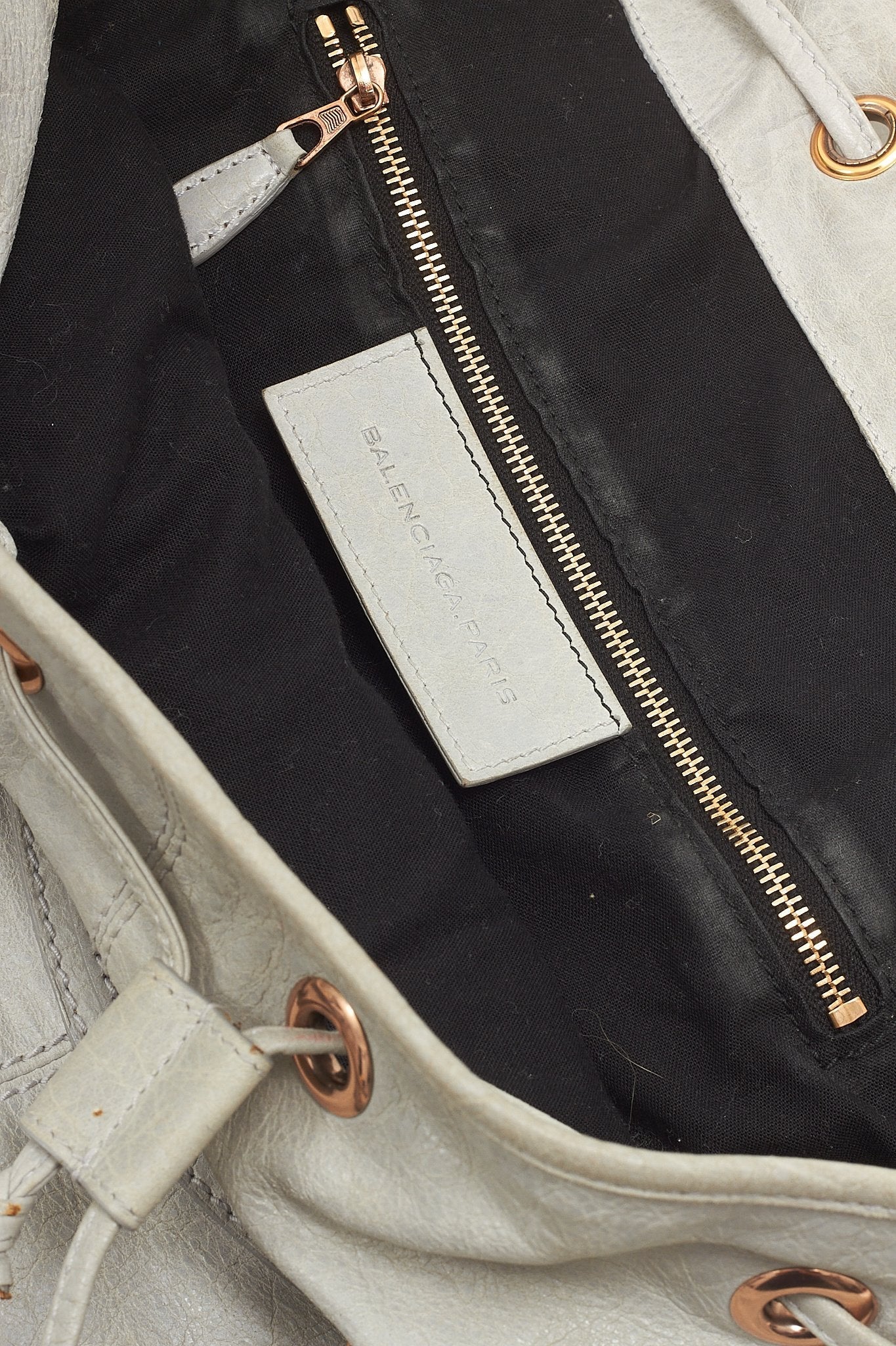 Balenciaga Seafoam (Vert D'eau) Agneau Brogues Giant Covered Pompon Tote