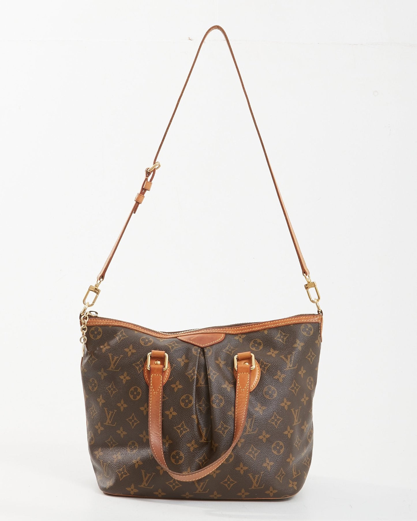 Louis Vuitton Monogram Canvas Palermo PM Zipper Tote Bag