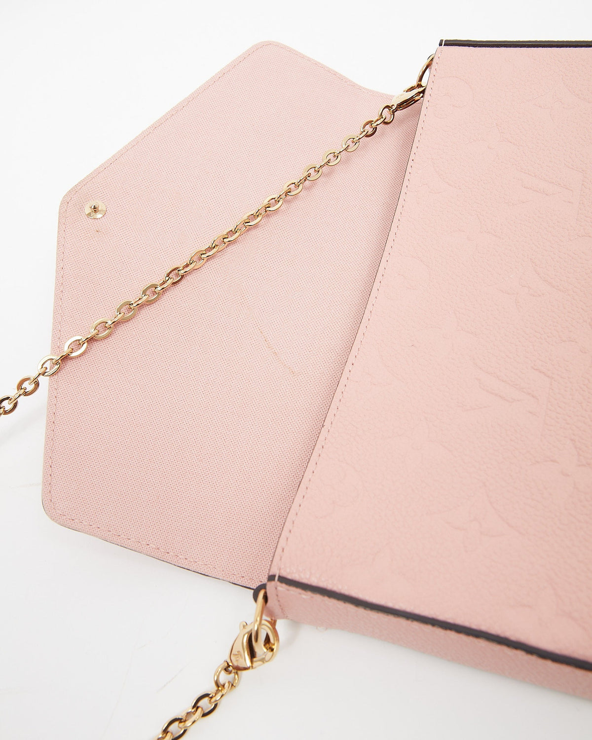 Louis Vuitton Pink Monogram Empreinte Pochette Felicie