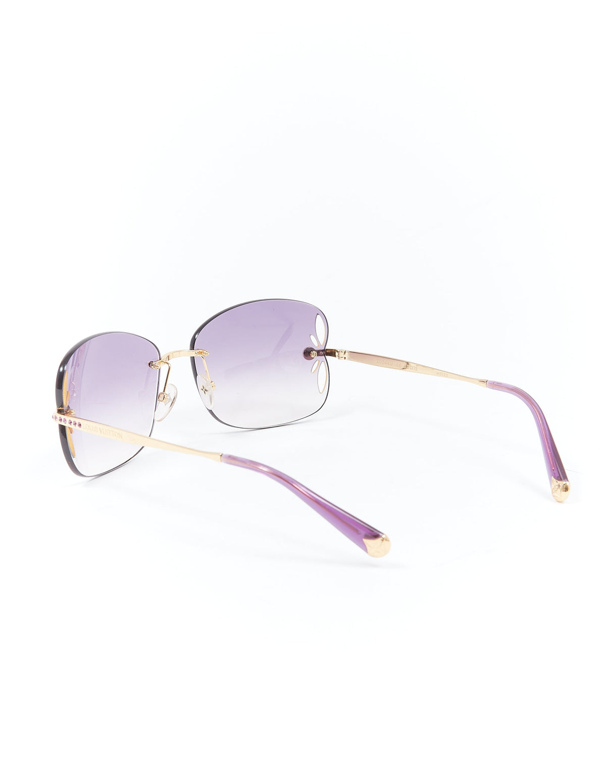 Louis Vuitton Purple Lense Cut Out Z0544U Sunglasses