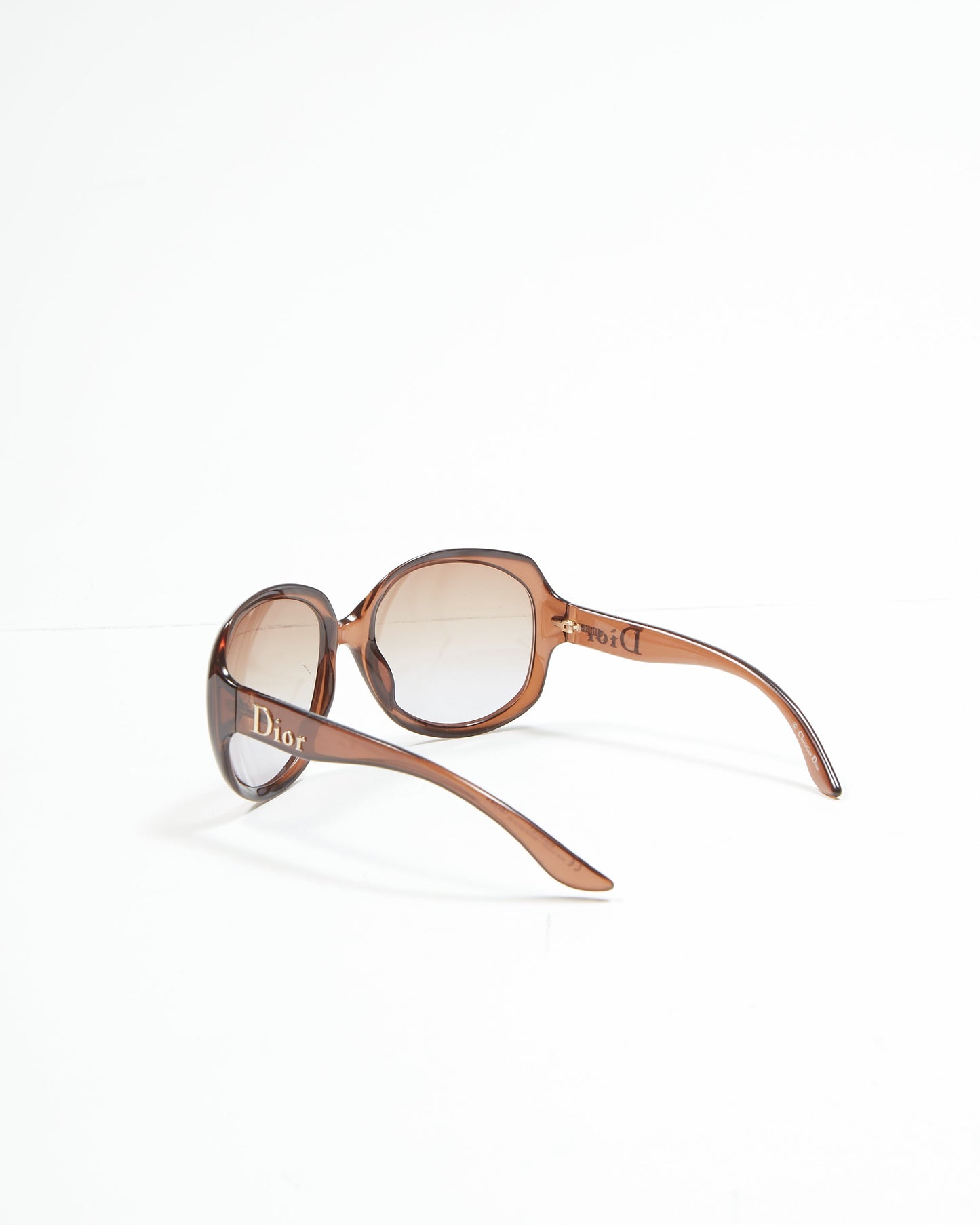 Dior Brown Glossy 1KDCQR Oversize Sunglasses