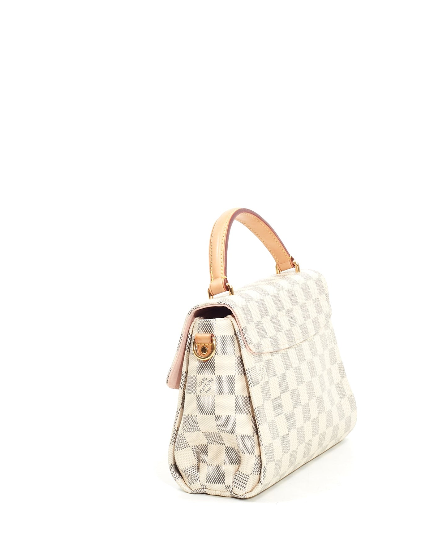Louis Vuitton Damier Azur Canvas Croisette Bag w/ no tassle