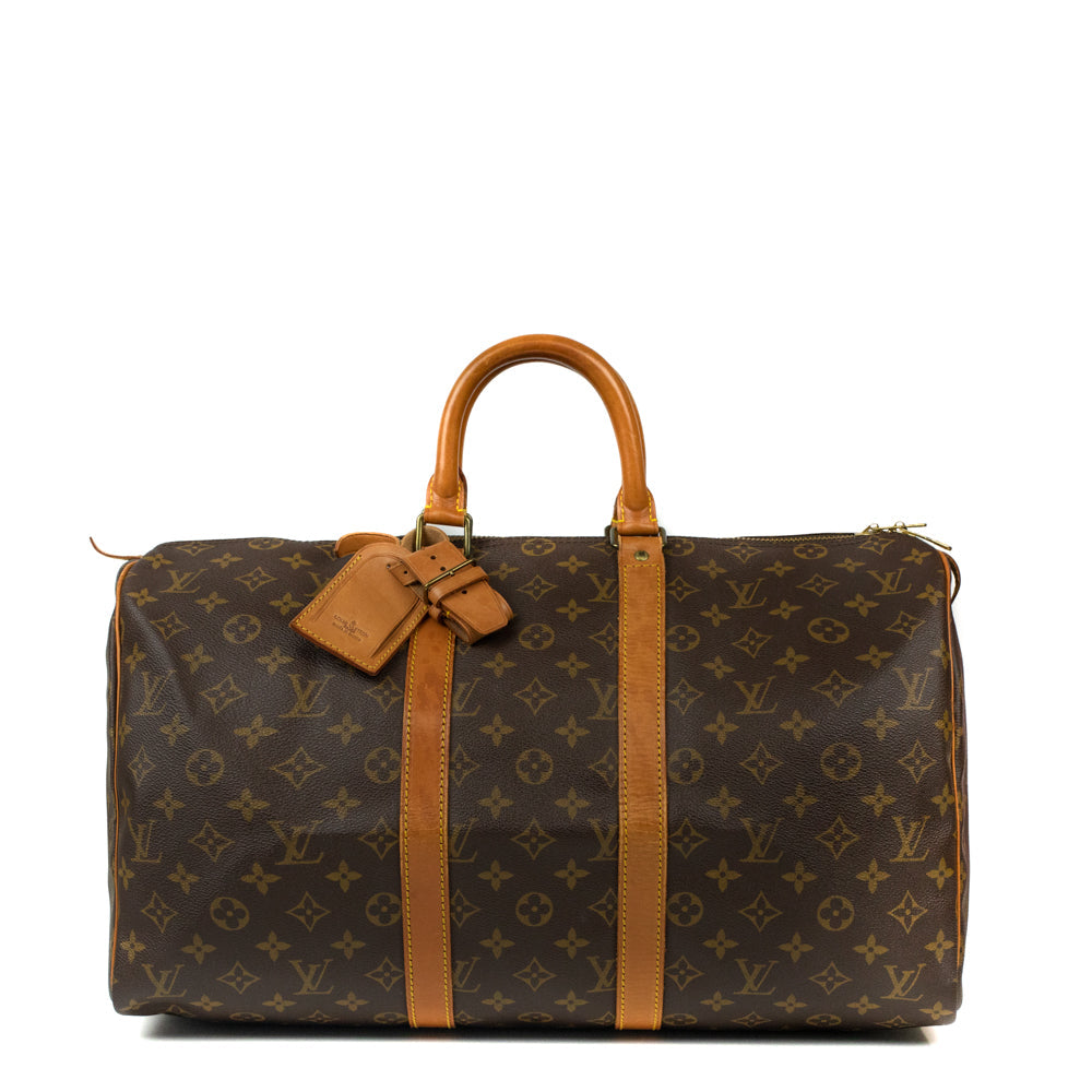 Keepall 45 en toile monogramme marron