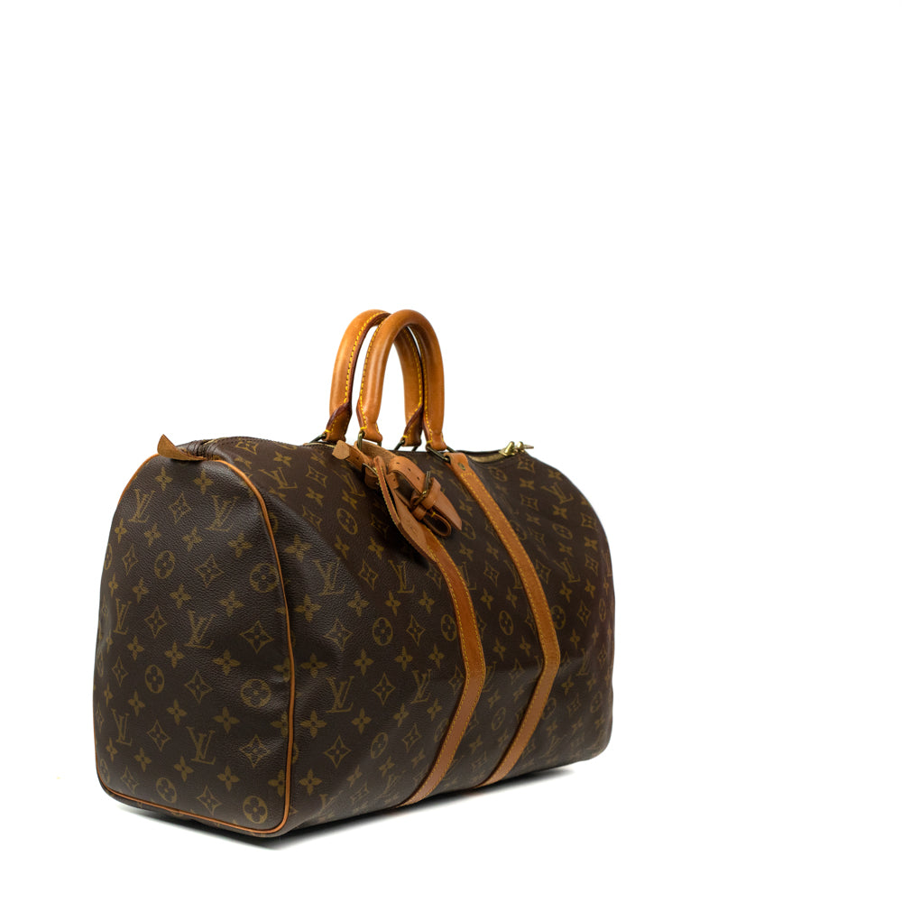 Keepall 45 en toile monogramme marron