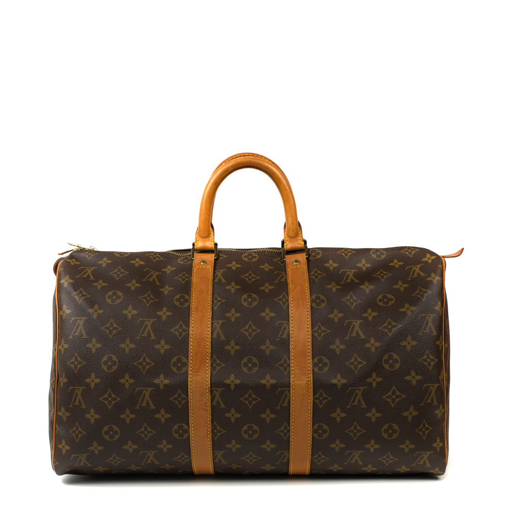 Keepall 45 en toile monogramme marron