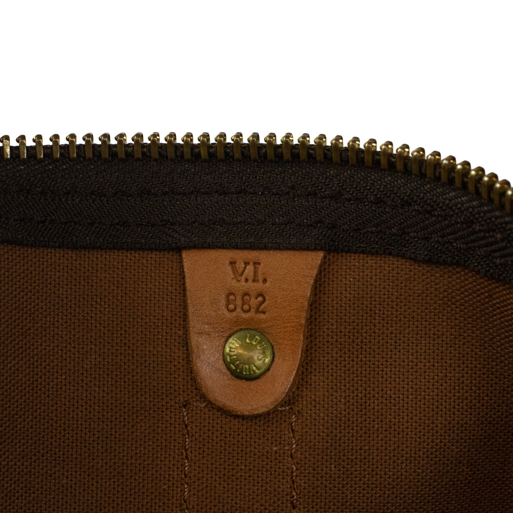 Keepall 45 en toile monogramme marron