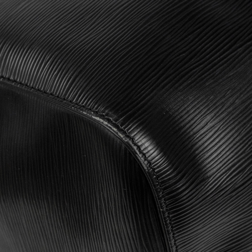 Keepall 50 Vintage en cuir épi noir