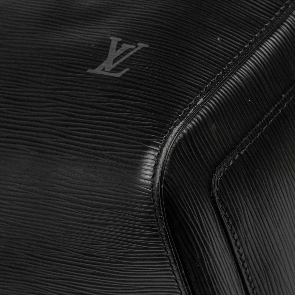 Keepall 50 Vintage en cuir épi noir
