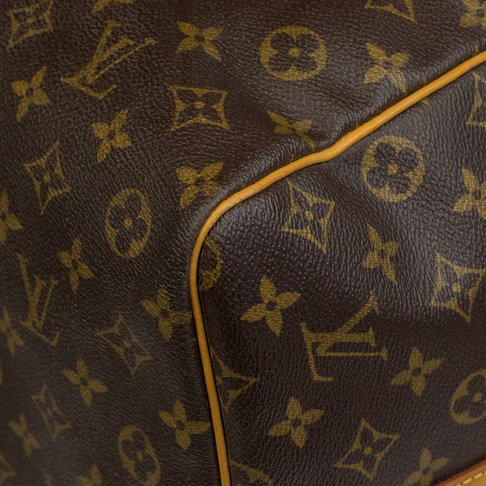 Keepall 60 Vintage en toile monogramme marron