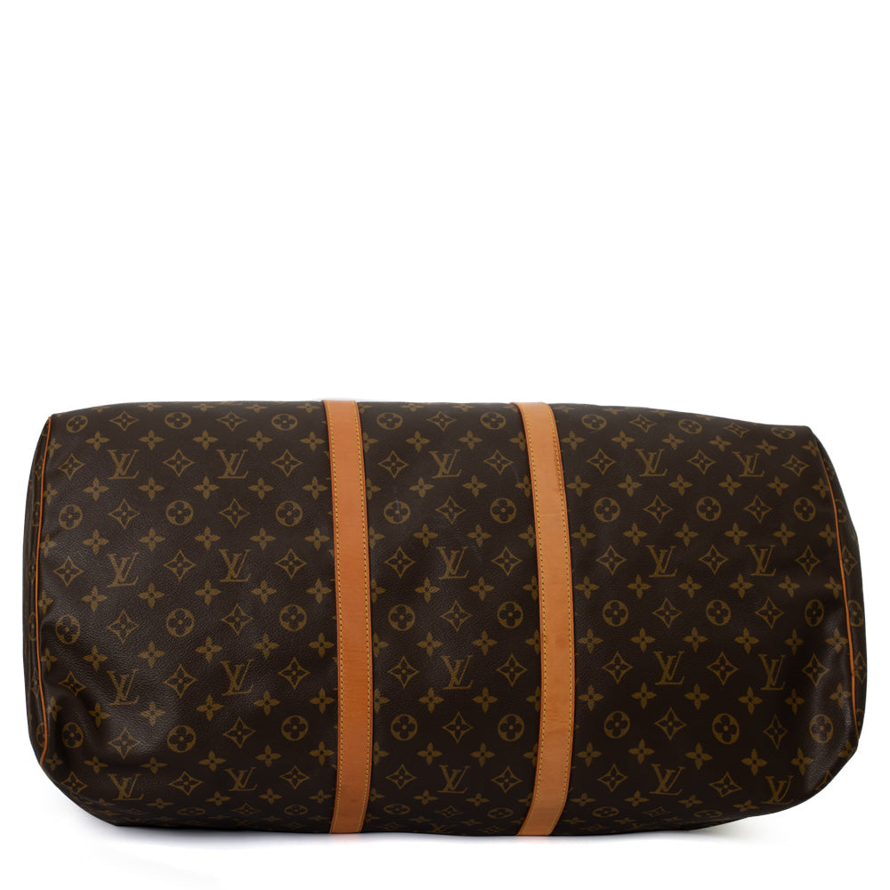 Keepall 60 Vintage en toile monogramme marron
