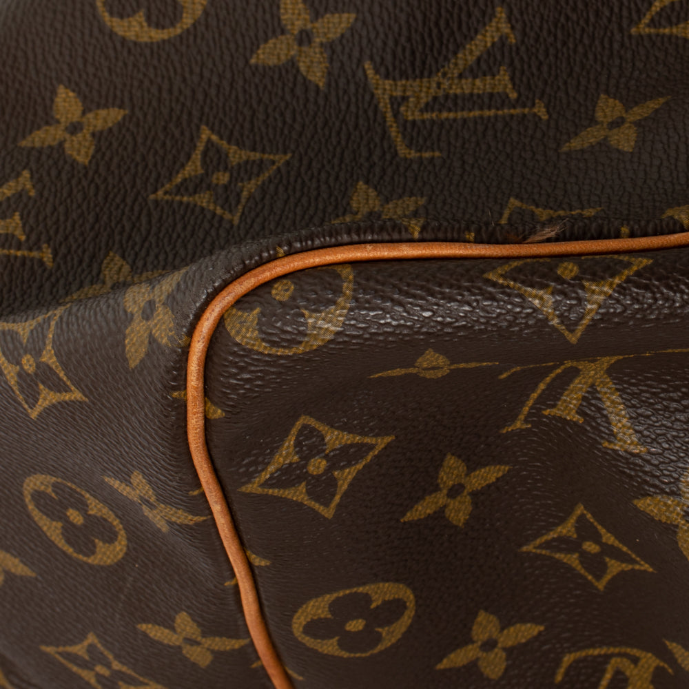 Keepall 60 Vintage en toile monogramme marron