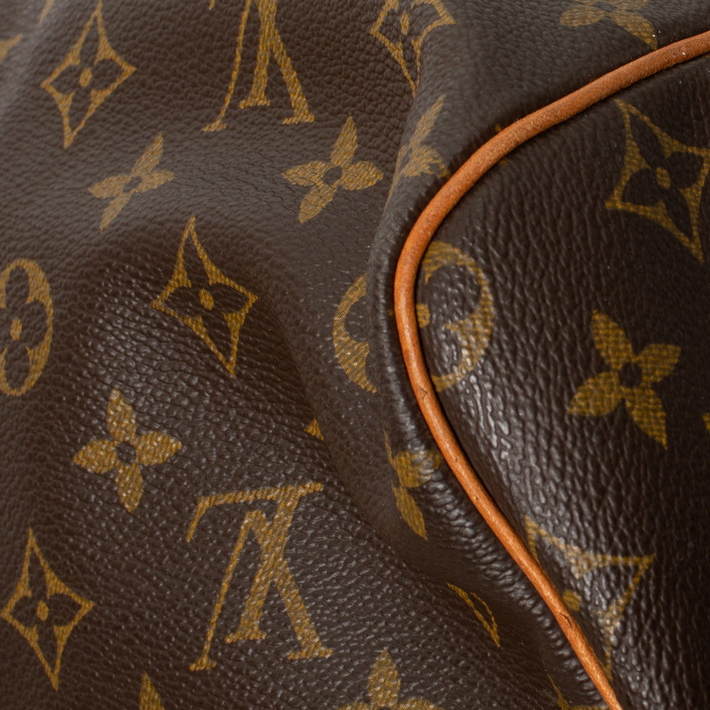 Keepall 60 Vintage en toile monogramme marron