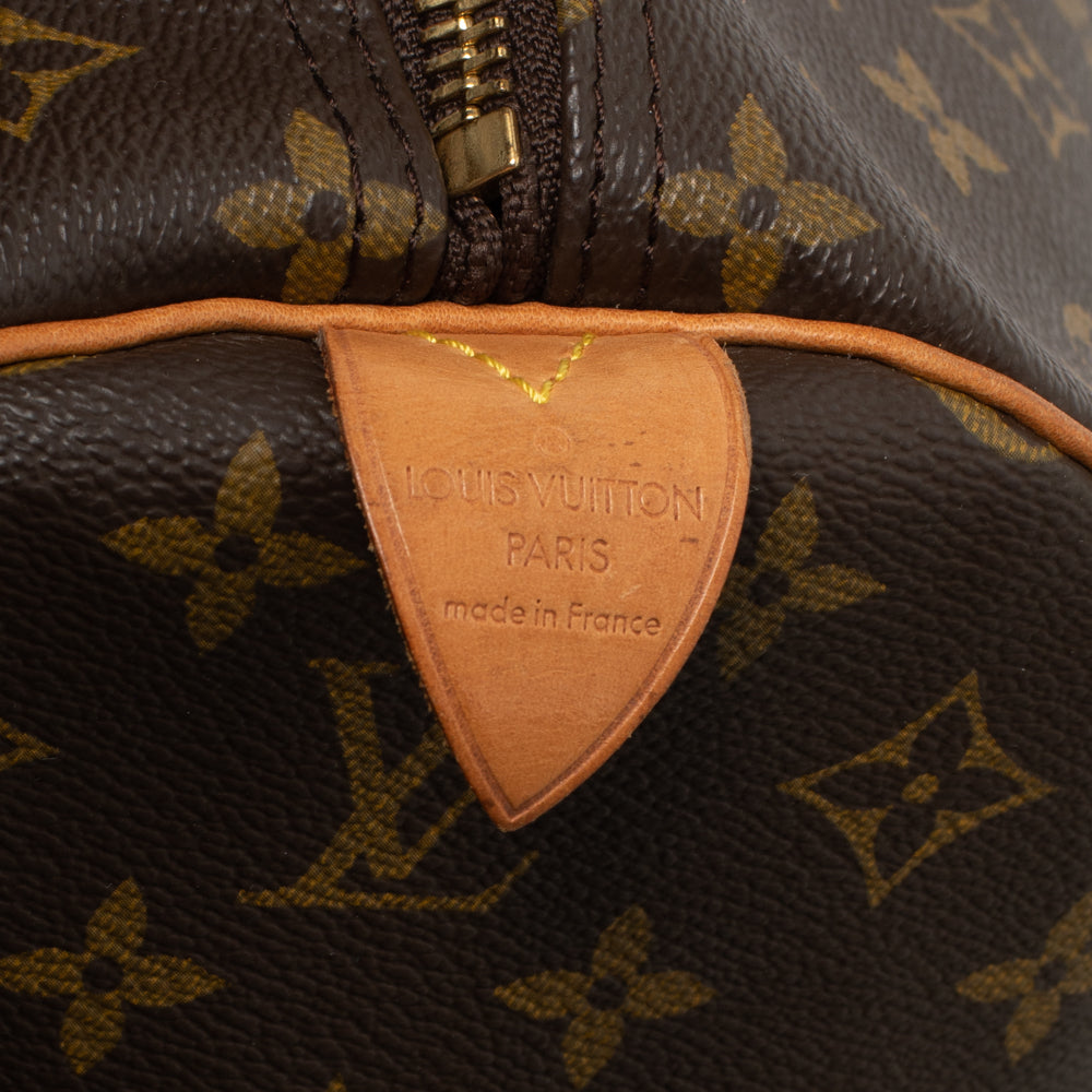 Keepall 60 Vintage en toile monogramme marron