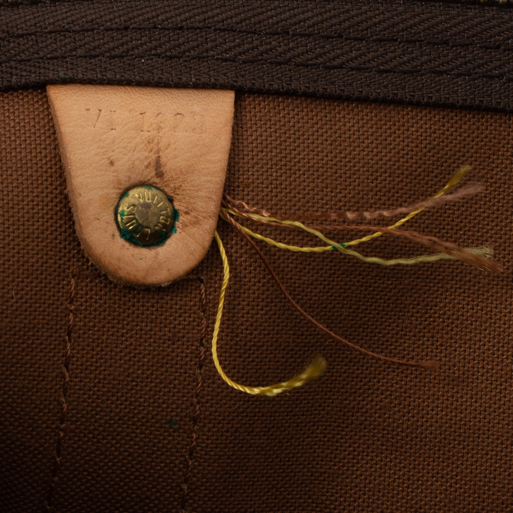 Keepall 60 Vintage en toile monogramme marron
