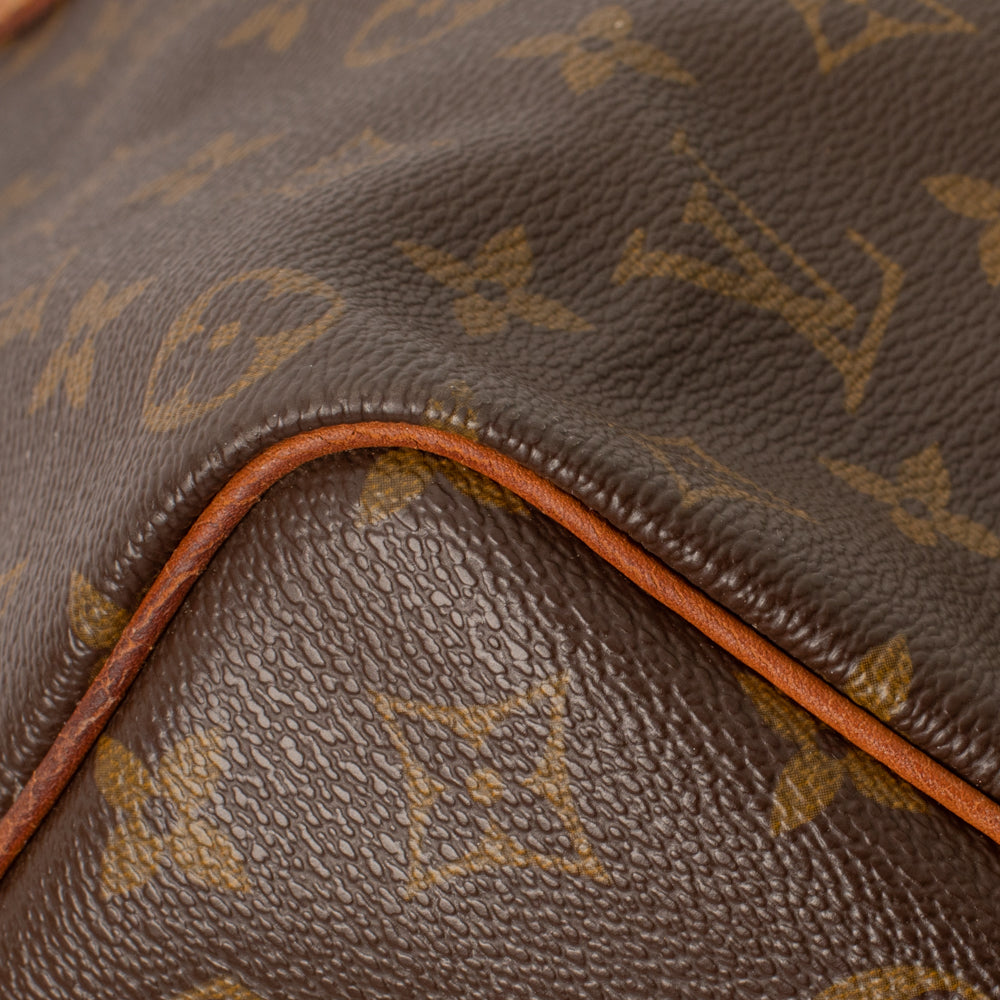 Keepall 55 Vintage en toile monogramme marron