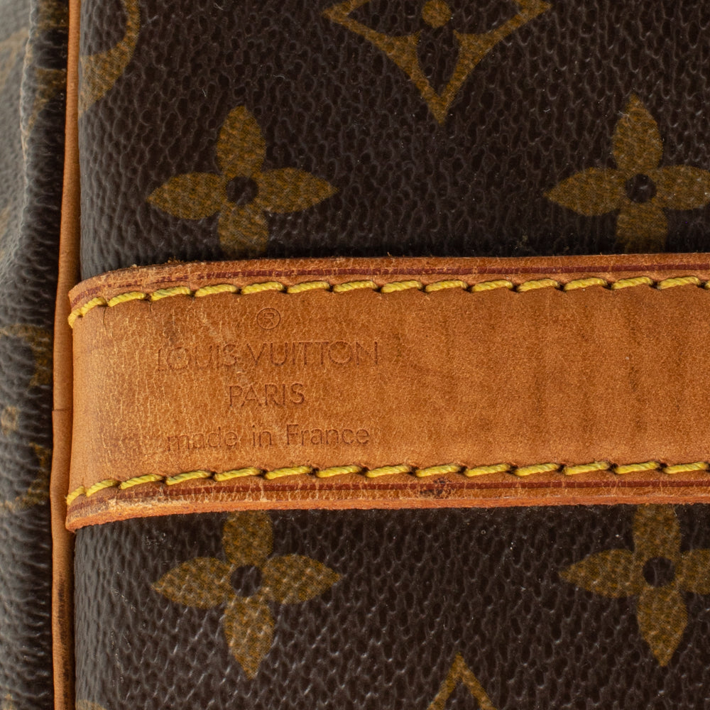 Keepall 55 Vintage en toile monogramme marron