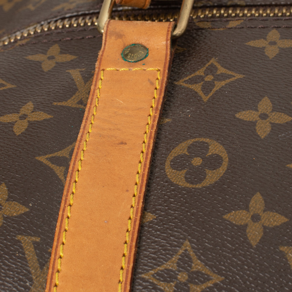 Keepall 55 Vintage en toile monogramme marron