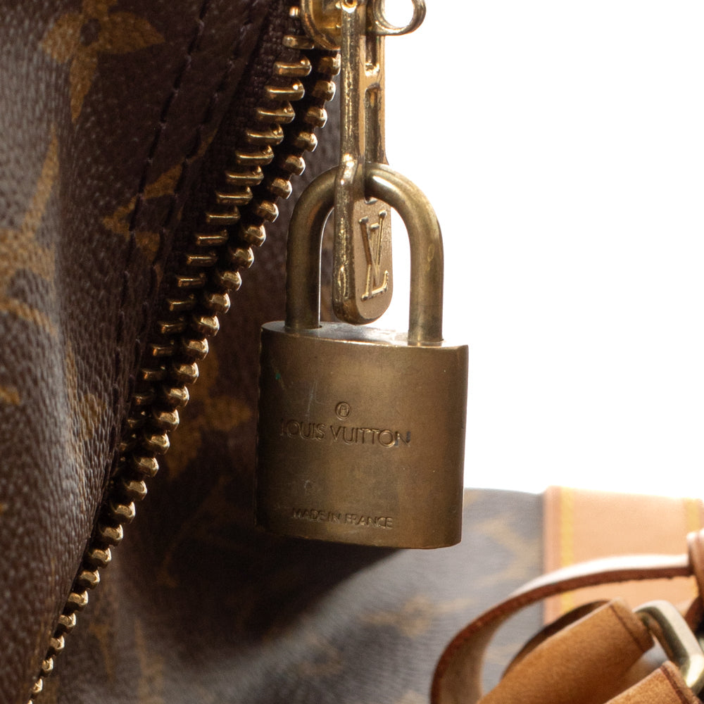 Keepall 55 Vintage en toile monogramme marron