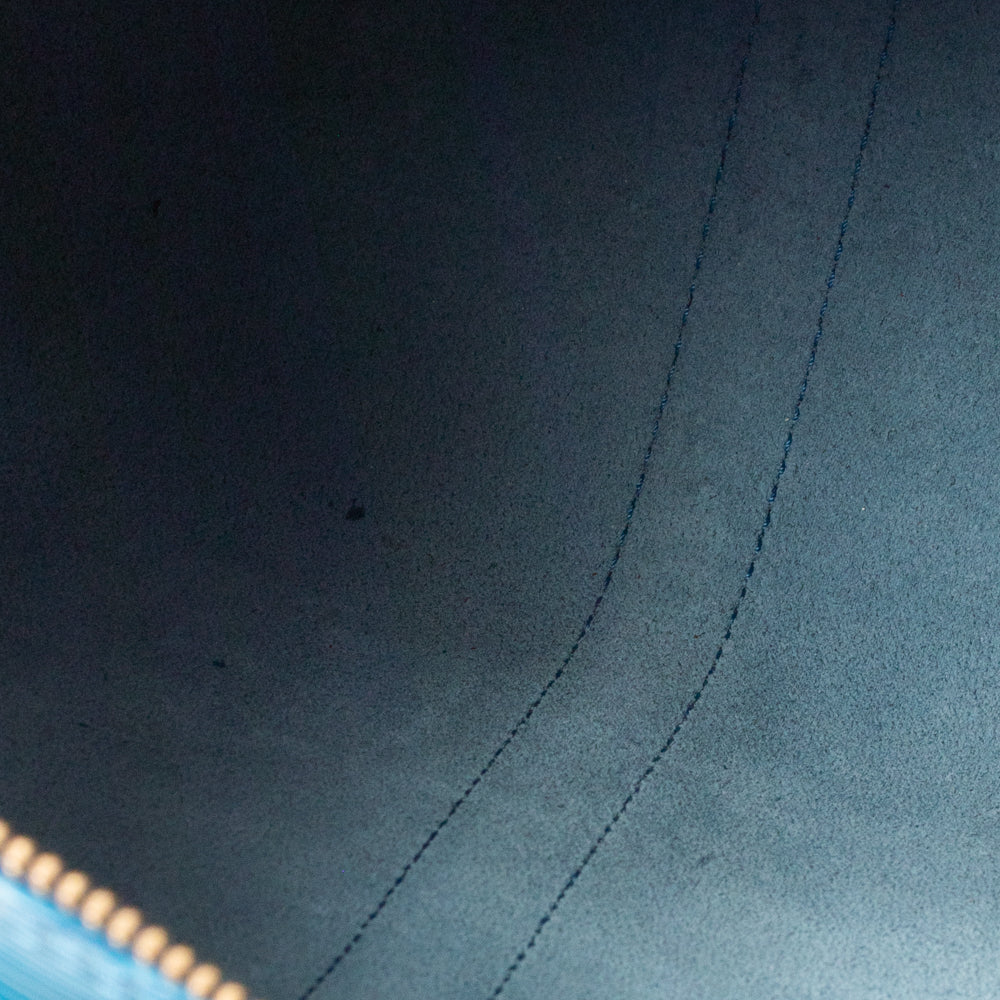 Keepall 50 Vintage en cuir épi bleu