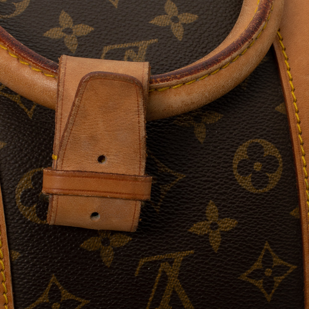 Keepall 55 Vintage en toile monogramme marron
