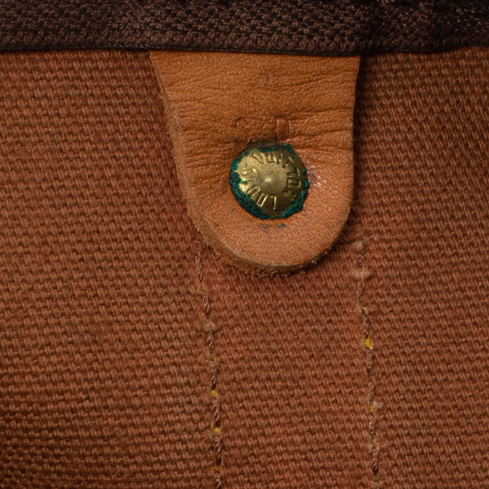 Keepall 55 Vintage en toile monogramme marron