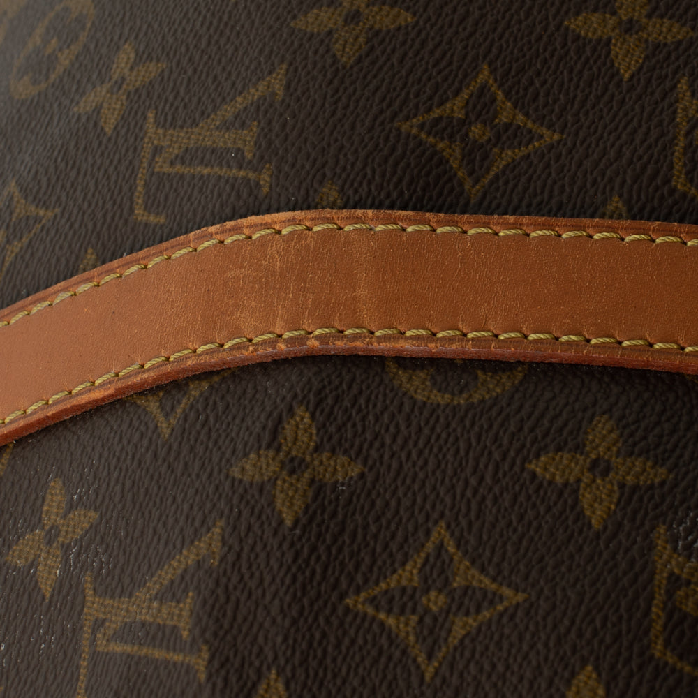 Keepall 50 Vintage en toile monogramme marron