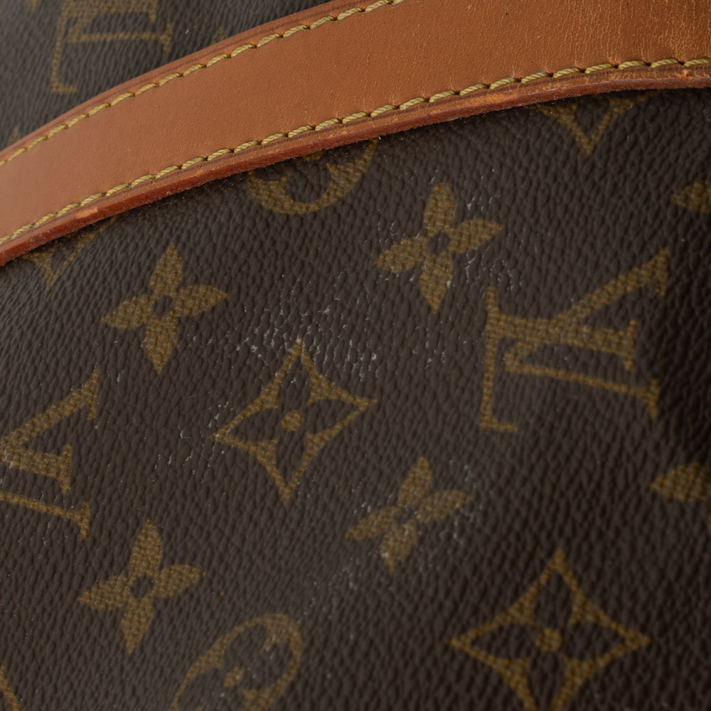 Keepall 50 Vintage en toile monogramme marron