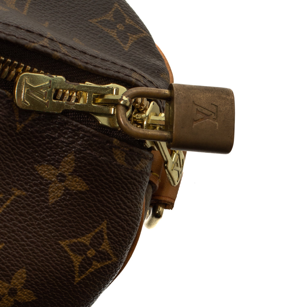 Keepall 50 Vintage en toile monogramme marron