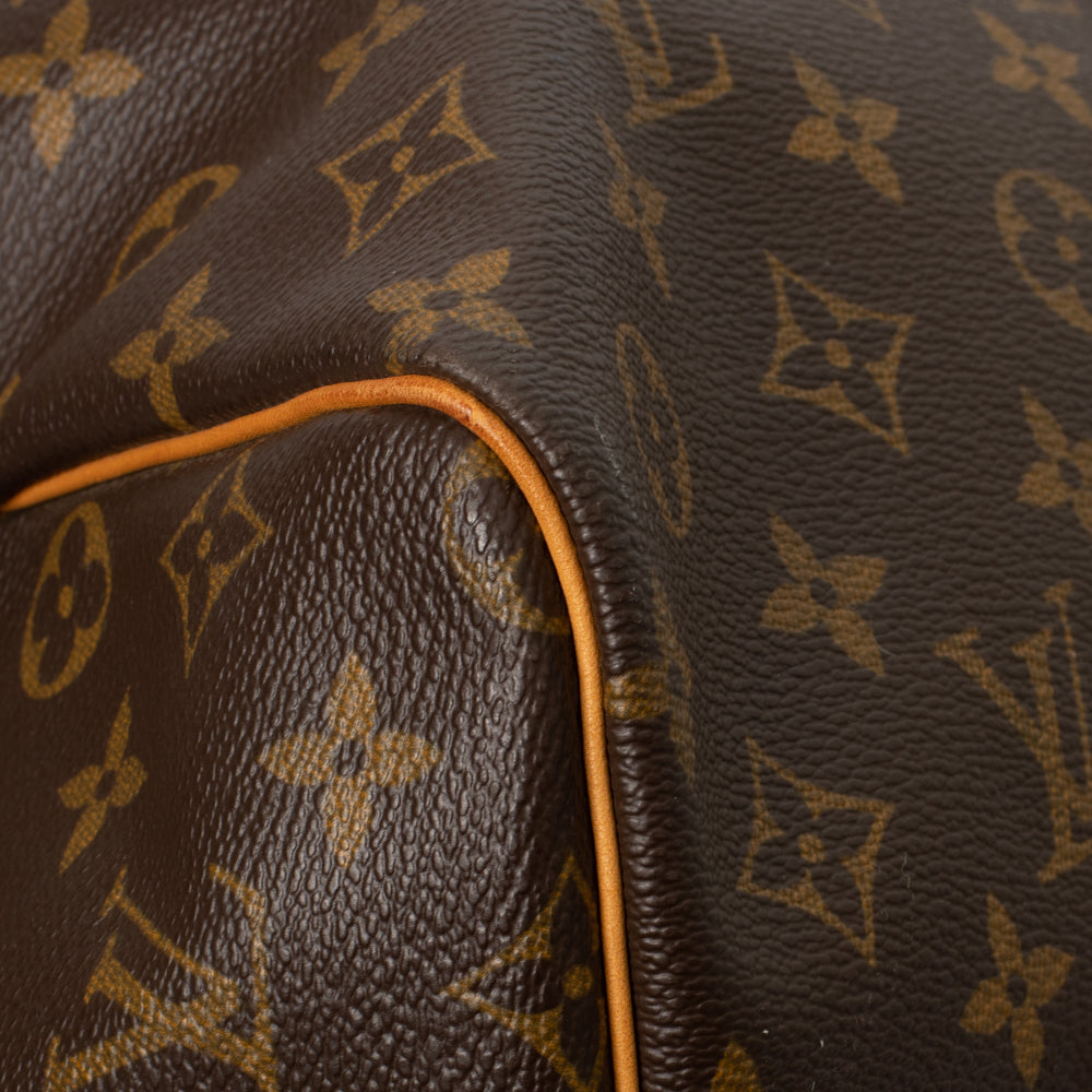 Keepall 60 Vintage en toile monogramme marron