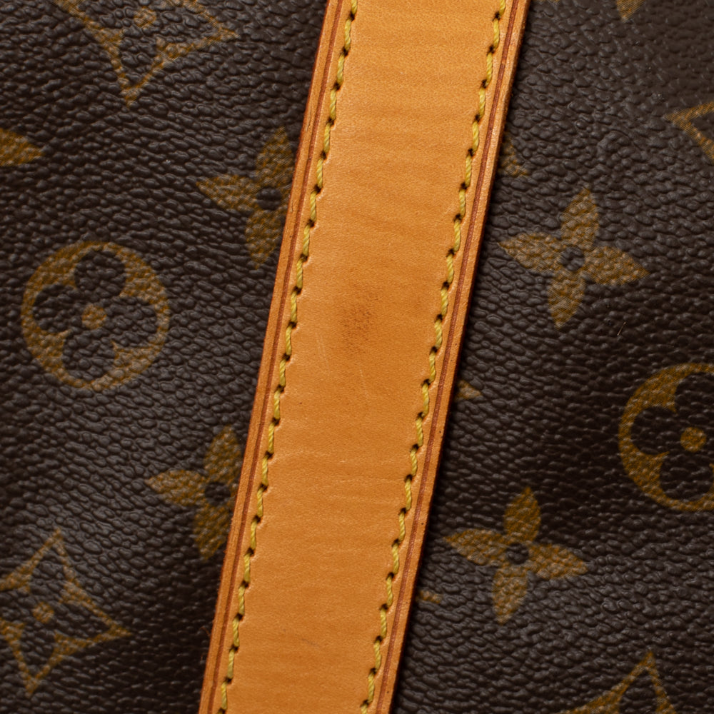 Keepall 60 Vintage en toile monogramme marron