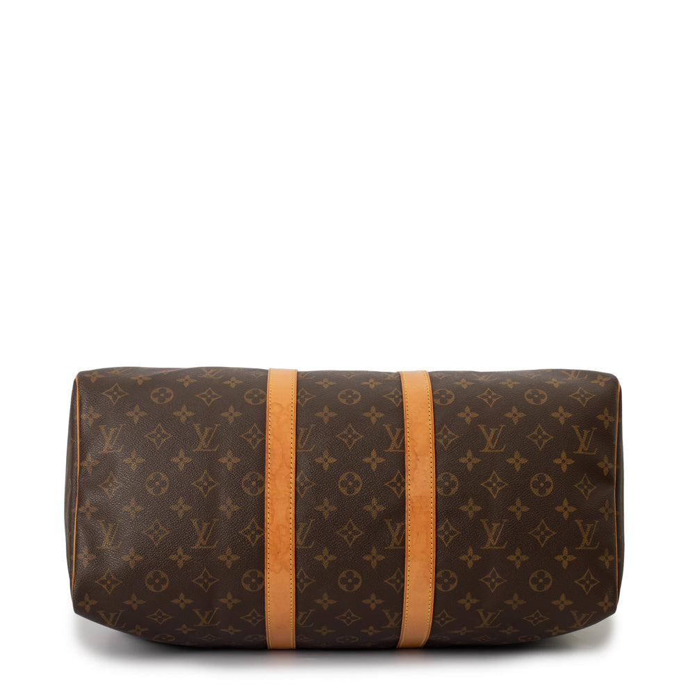 Keepall 45 Vintage en toile monogramme marron
