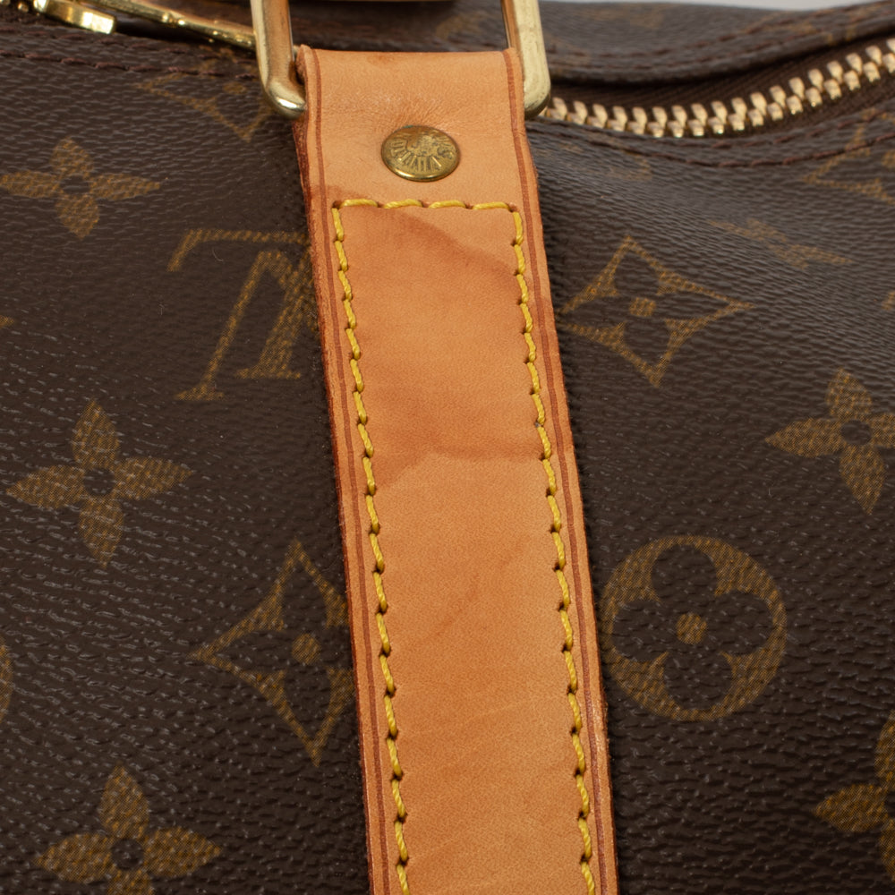 Keepall 45 Vintage en toile monogramme marron