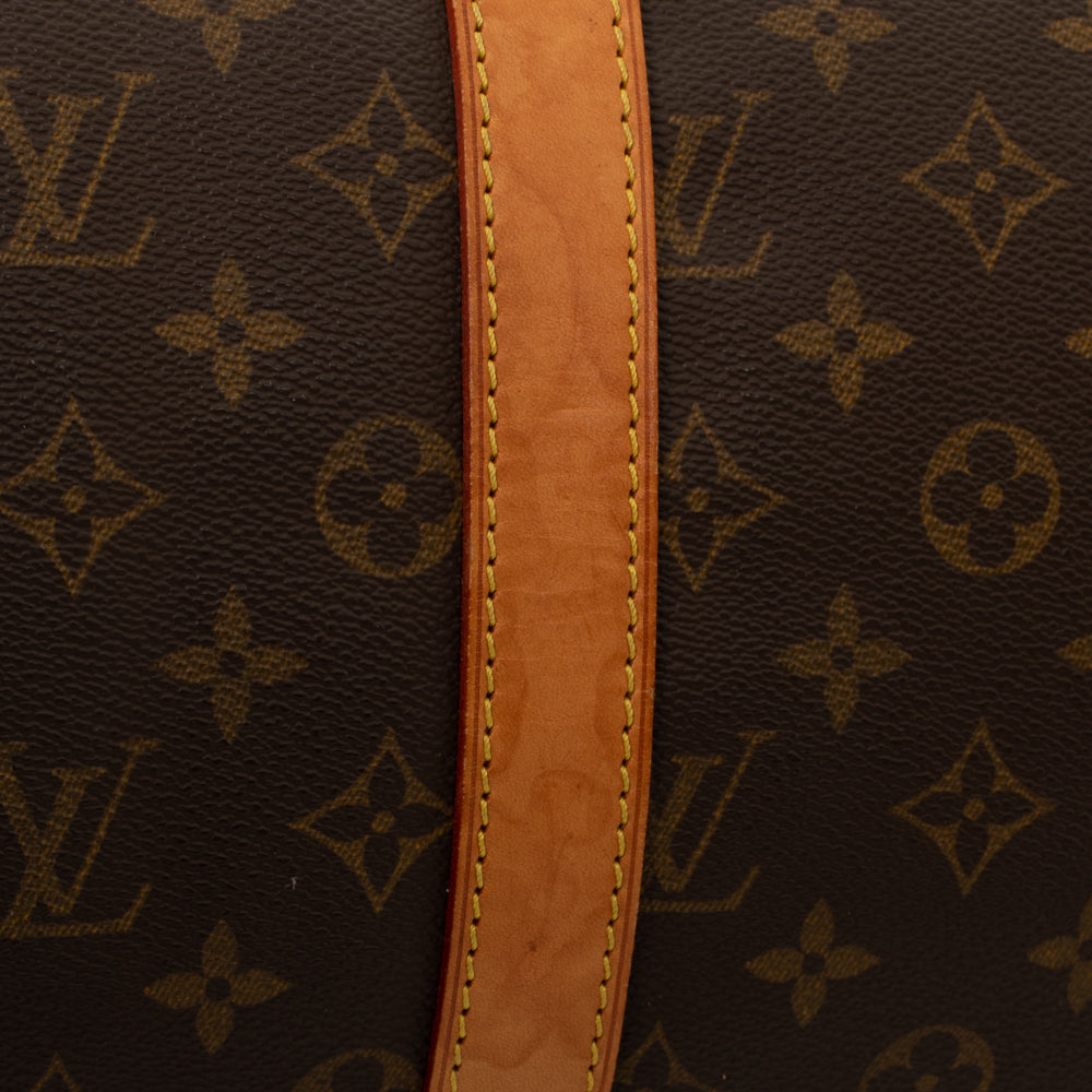 Keepall 45 Vintage en toile monogramme marron