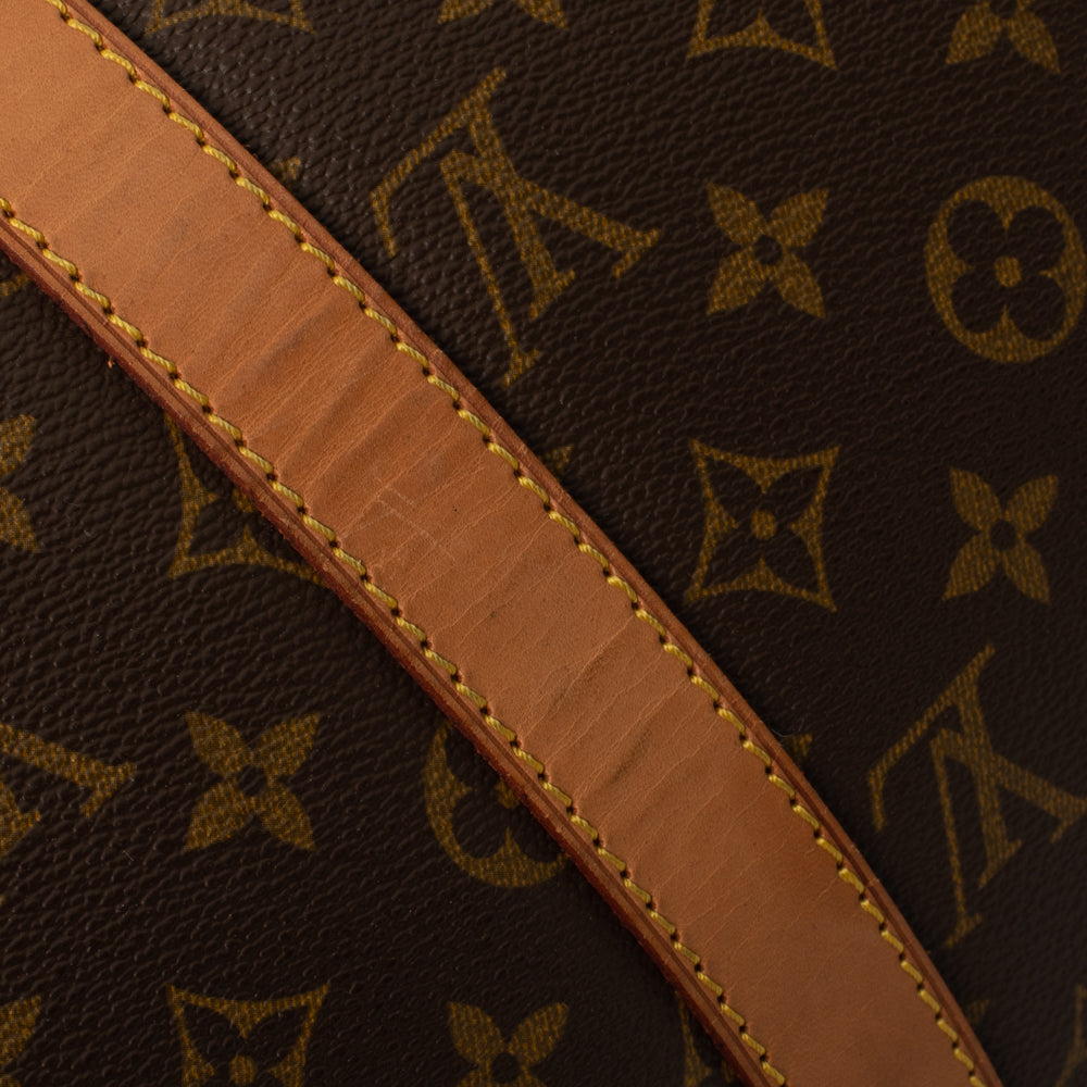Keepall 50 Vintage en toile monogramme marron