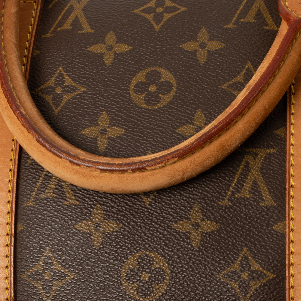 Keepall 50 Vintage en toile monogramme marron