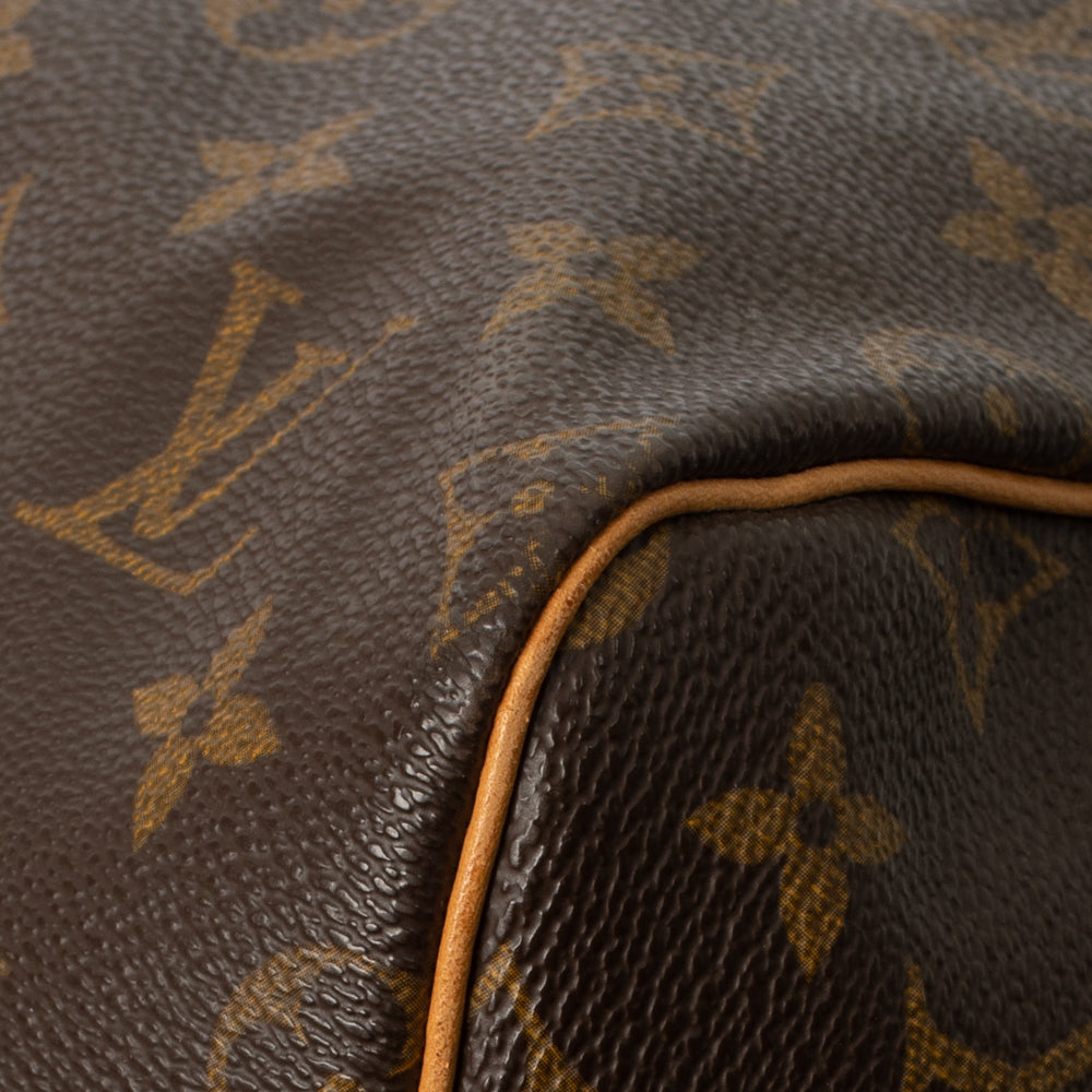 Keepall 55 Vintage en toile monogramme marron