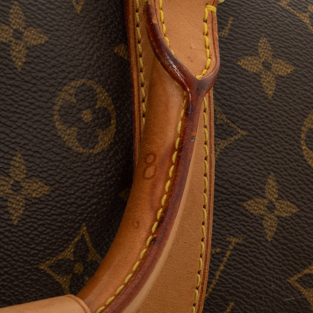 Keepall 55 Vintage en toile monogramme marron