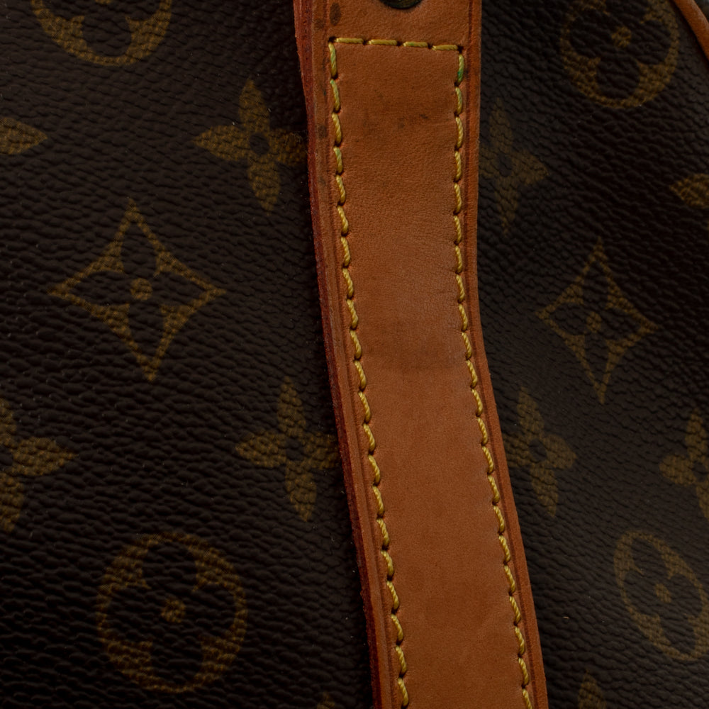 Keepall 50 Vintage en toile monogramme marron