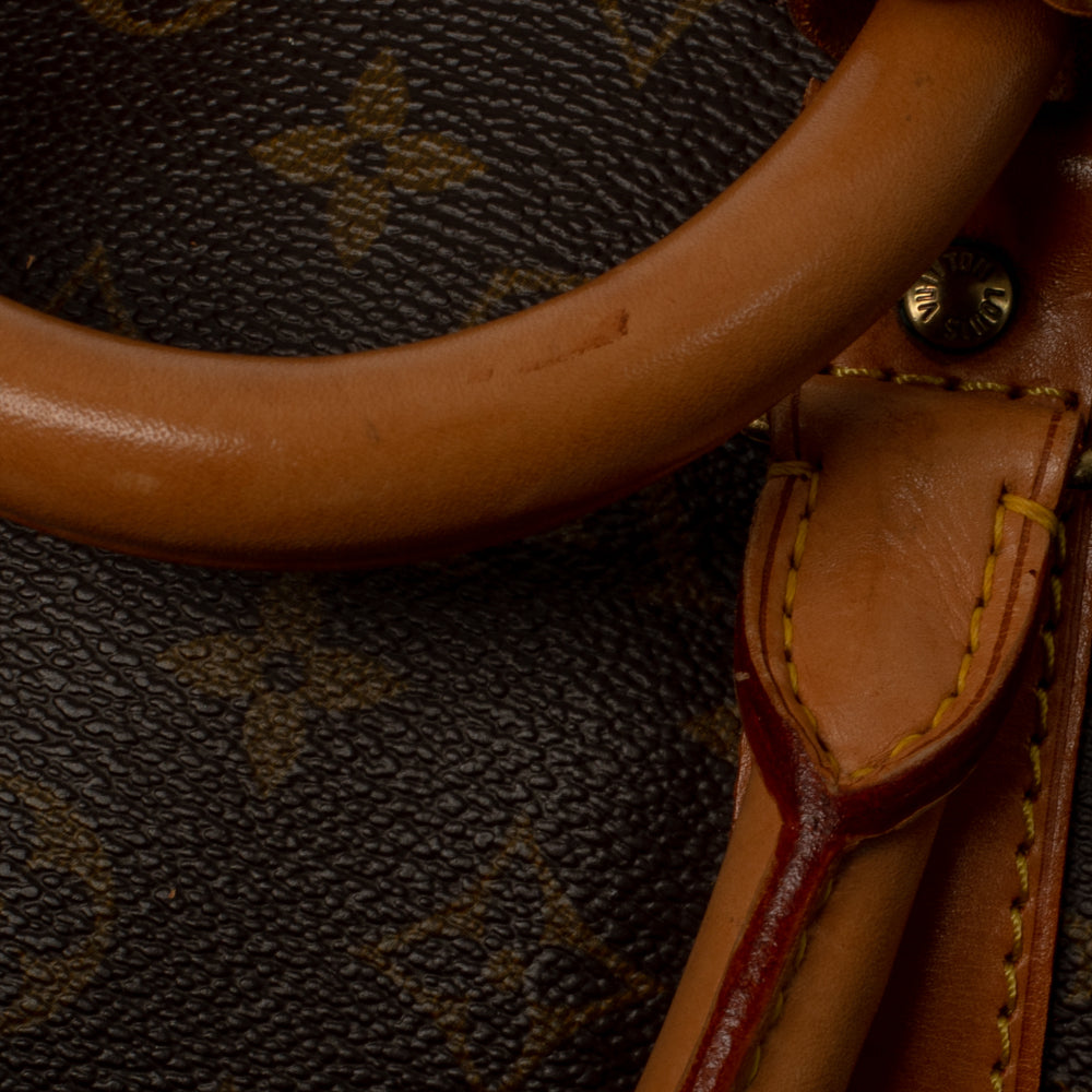 Keepall 50 Vintage en toile monogramme marron