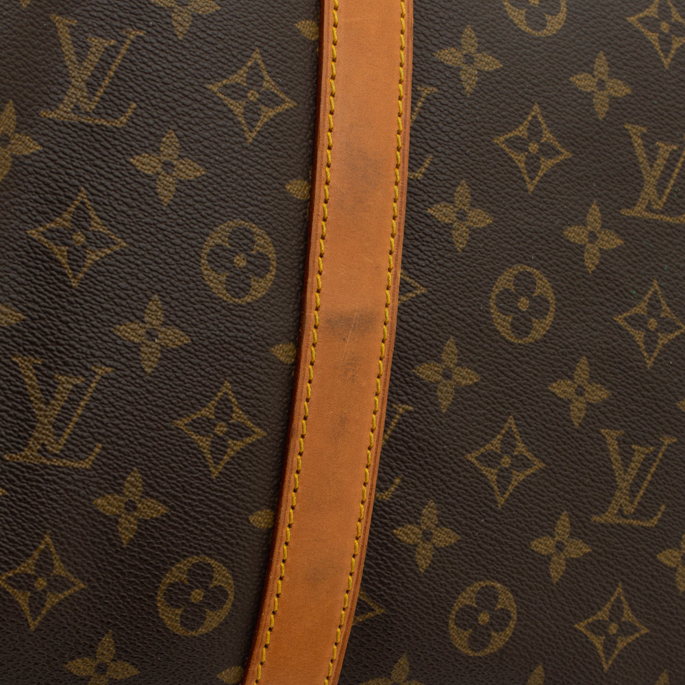 Keepall 55 Vintage en toile monogramme marron