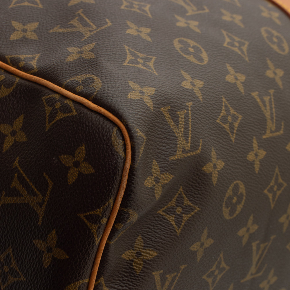 Keepall 55 Vintage en toile monogramme marron