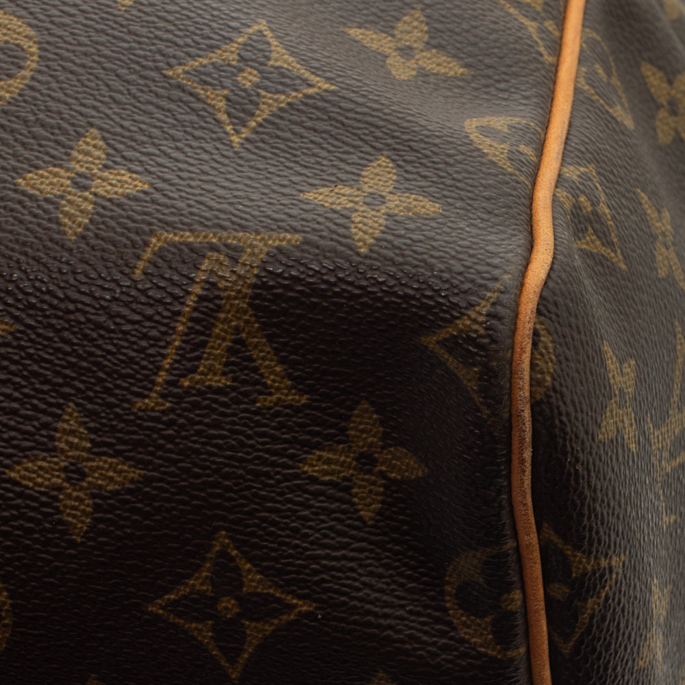 Keepall 55 Vintage en toile monogramme marron