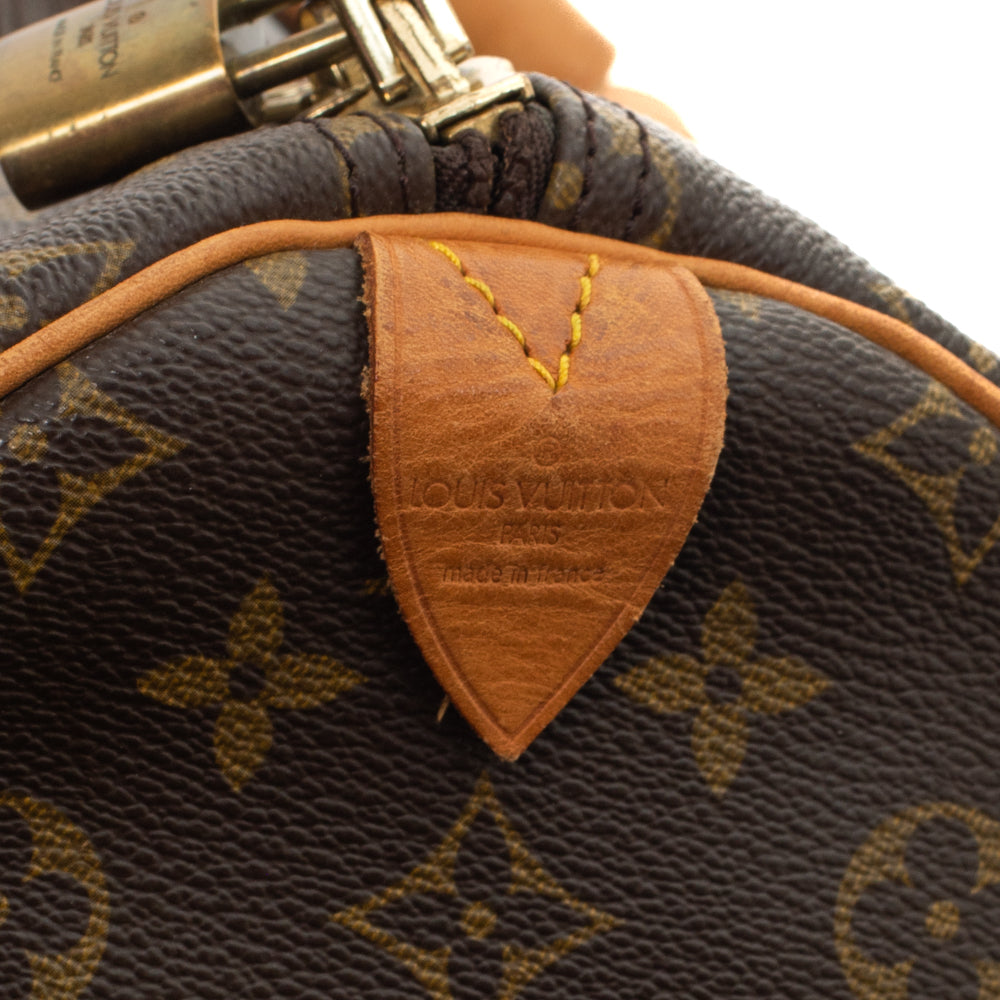 Keepall 55 Vintage en toile monogramme marron