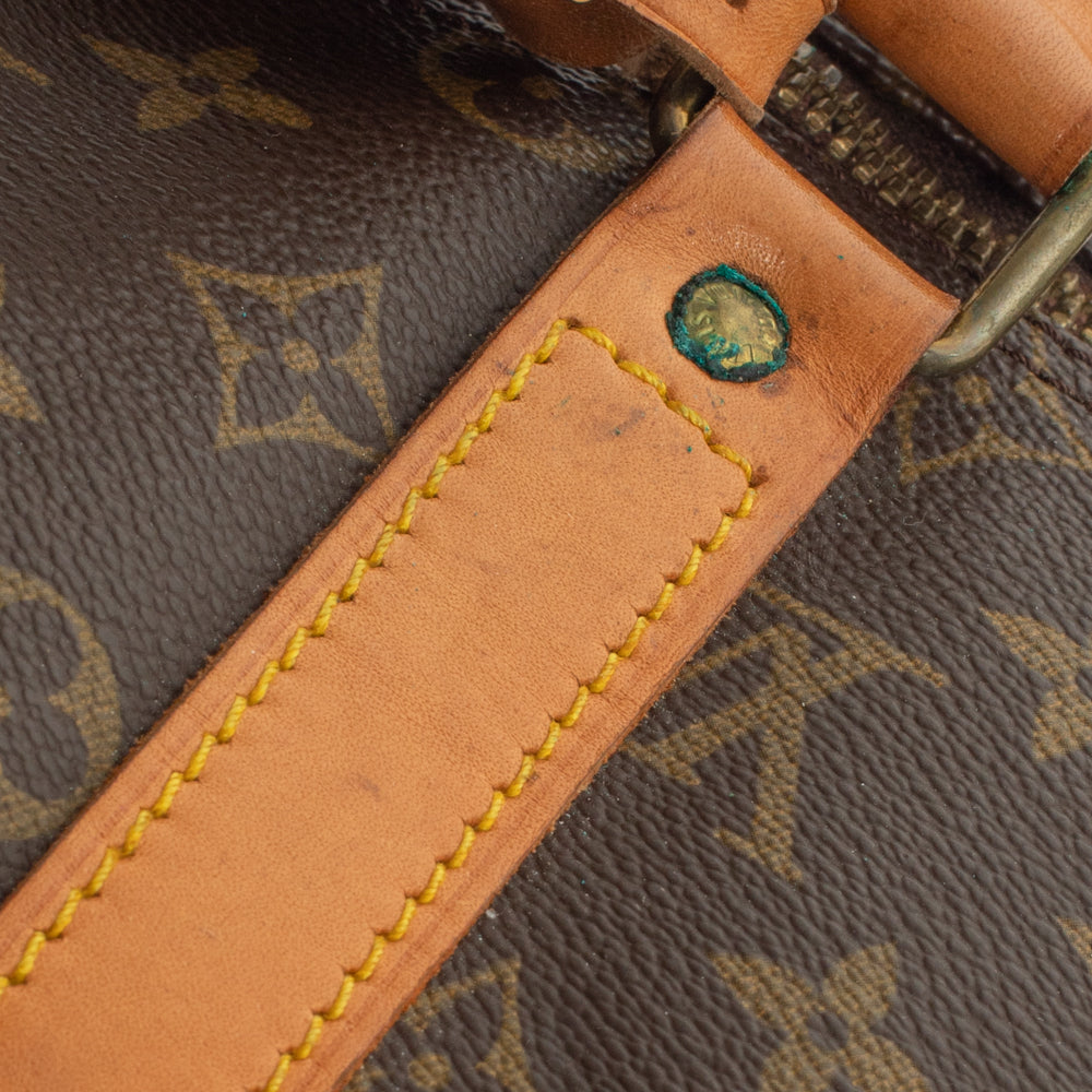 Keepall 45 Vintage en toile monogramme marron