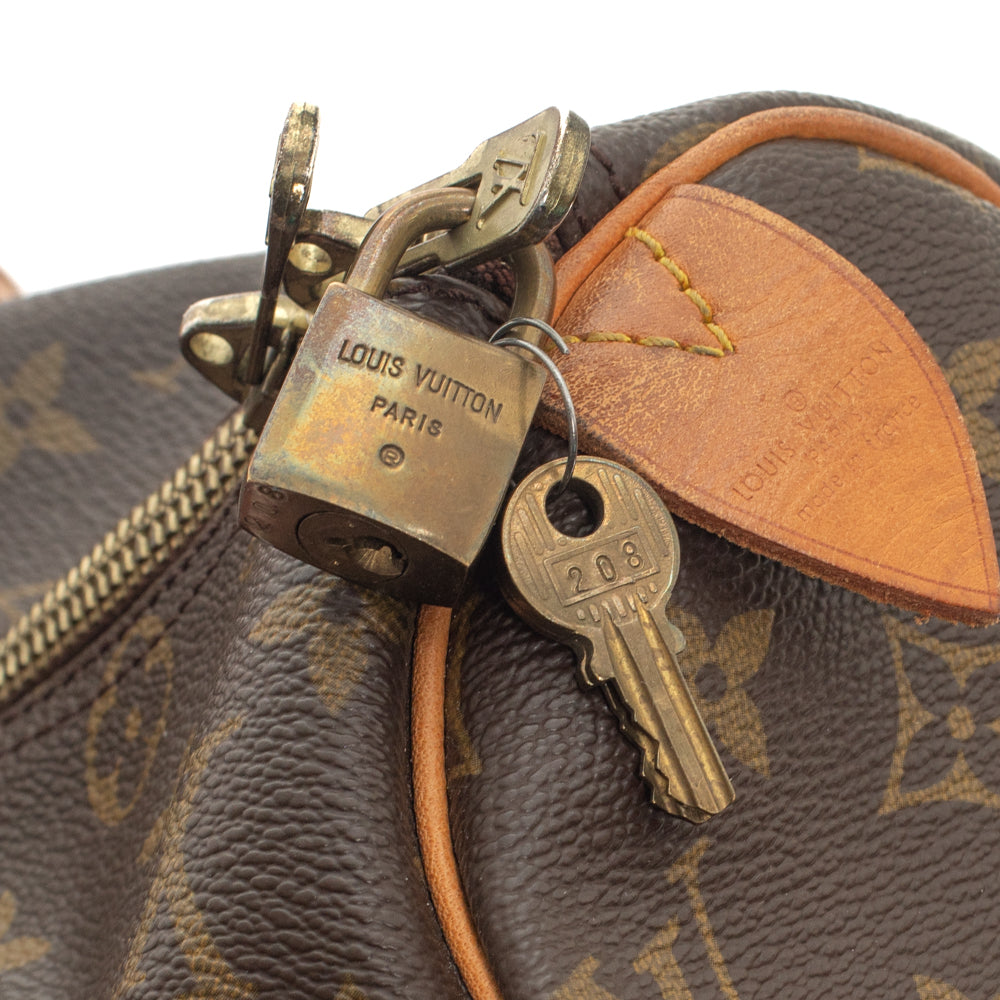 Keepall 45 Vintage en toile monogramme marron