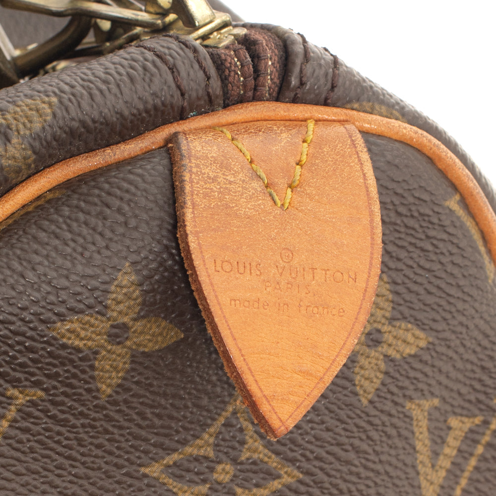 Keepall 45 Vintage en toile monogramme marron